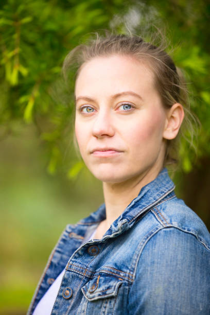 istock Fair haired lady with heterochromia 1485423511