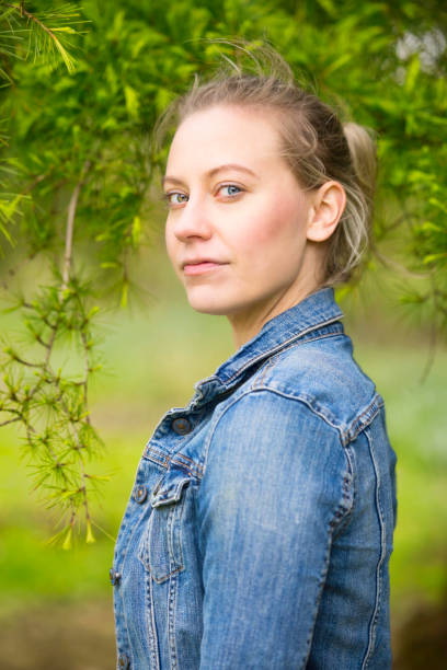 istock Fair haired lady with heterochromia 1485423711