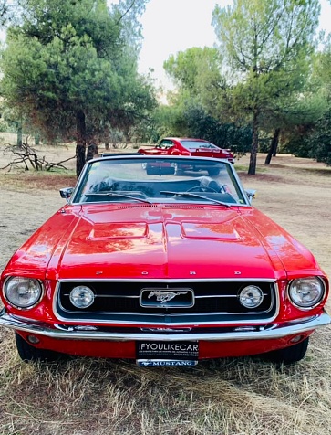 February 20, 2023, Madrid (Spain). The Ford Mustang is a series of American automobiles manufactured by Ford. In continuous production since 1964, the Mustang is currently the longest-produced Ford car nameplate.