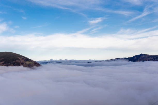 istock Lietariegos valley, es Asturias, Spain, covered by morning mist 1485439116