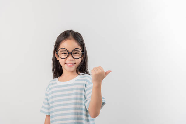 istock happy little girl, isolated on white 1485439331
