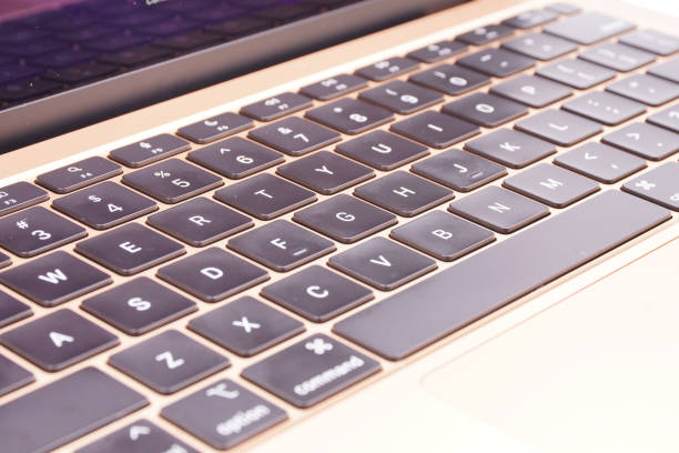 istock Rose gold laptop made in 2022 1485441899