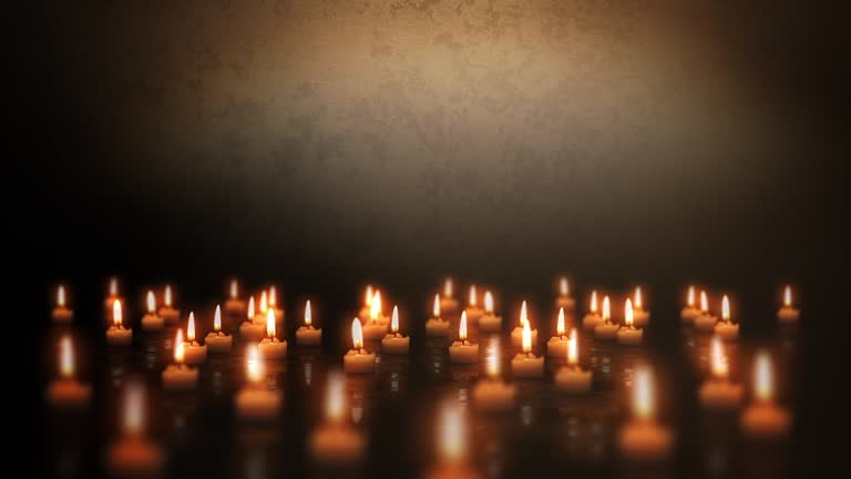 Candles On The Wet Floor