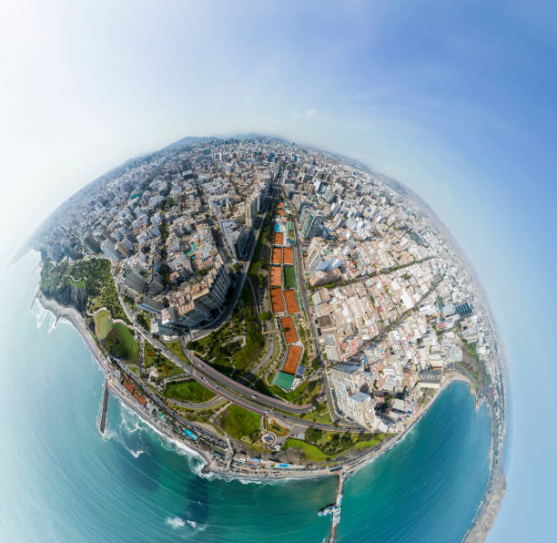 istock Aerial views of Miraflores, Lima, Peru 1485447607