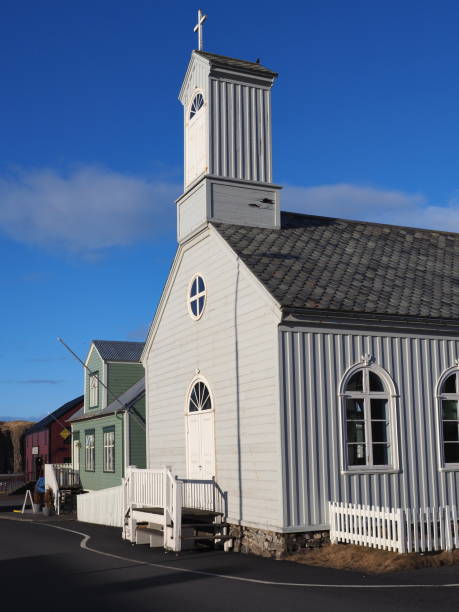 istock church in Stykkisholmur 1485452982