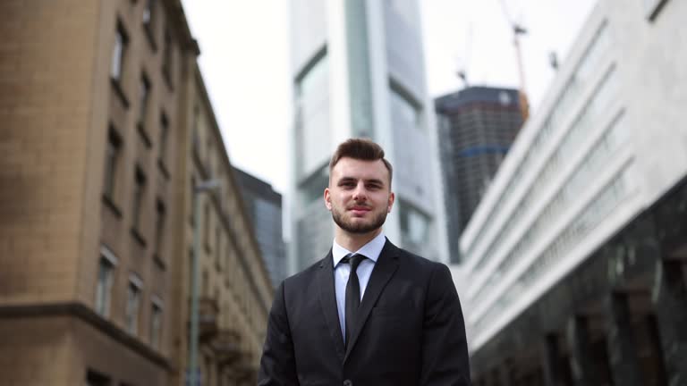 Portrait of Confident Young Businessman