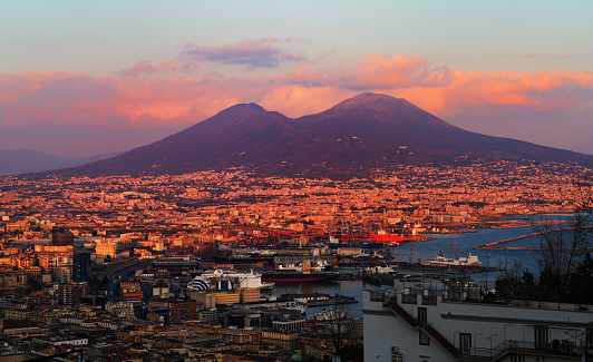 Sunset of Naples