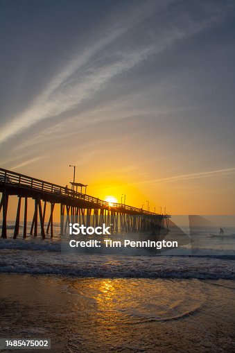 istock Sunrise at the Virginia Beach pier 1485475002