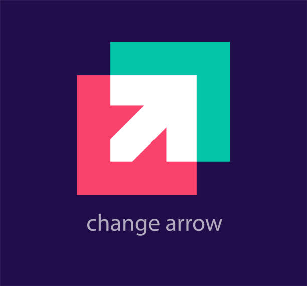 bildbanksillustrationer, clip art samt tecknat material och ikoner med arrow direction change symbol. - ett objekt