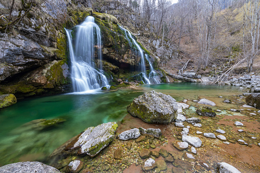 Waterfall Virje (Slap Virje), Triglavski national park, Slovenia