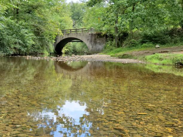 istock Arch Bridge in Hot Springs Arkansas in Summer 1485504670