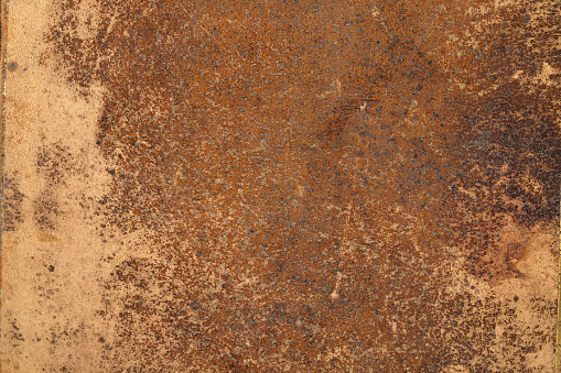 Old scuffed brown leather background texture, Original antique 180+ years old