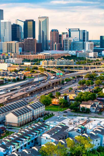 istock Downtown Houston Skyline at Dusk 1485510598