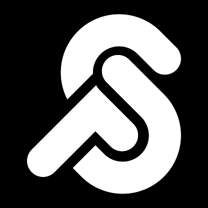 Minimal Monogram Logo. Professional Initials on Luxury Background