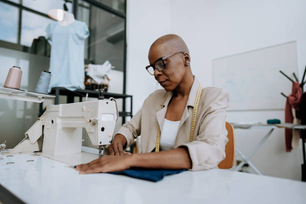 istock Woman sewing 1485535380