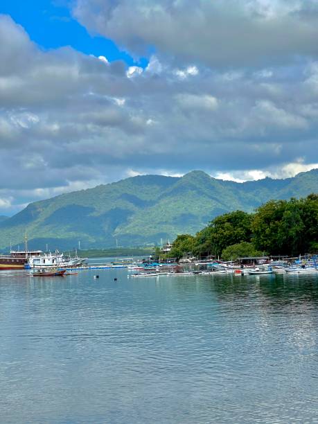 istock Fishing boats on Gilimanuk Beach 1485555536