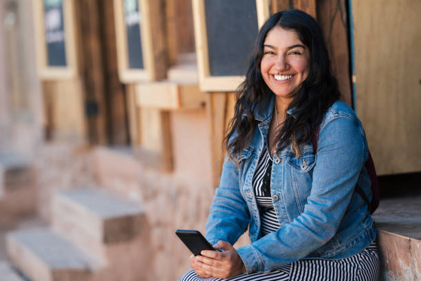 Smiling woman in San Pedro de Atacama