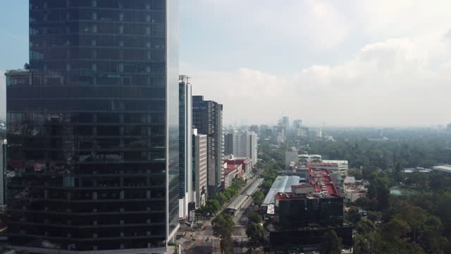 Office buildings a San Angel neighborhood in Mexico City