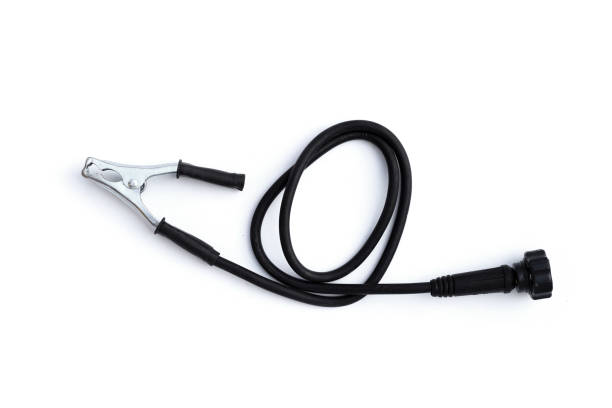 istock Welding equipment on white background. Welding ground clamp 1485597869