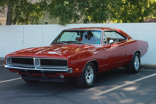 A red  Vintage Charger