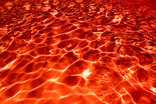 red lava flowing texture background.