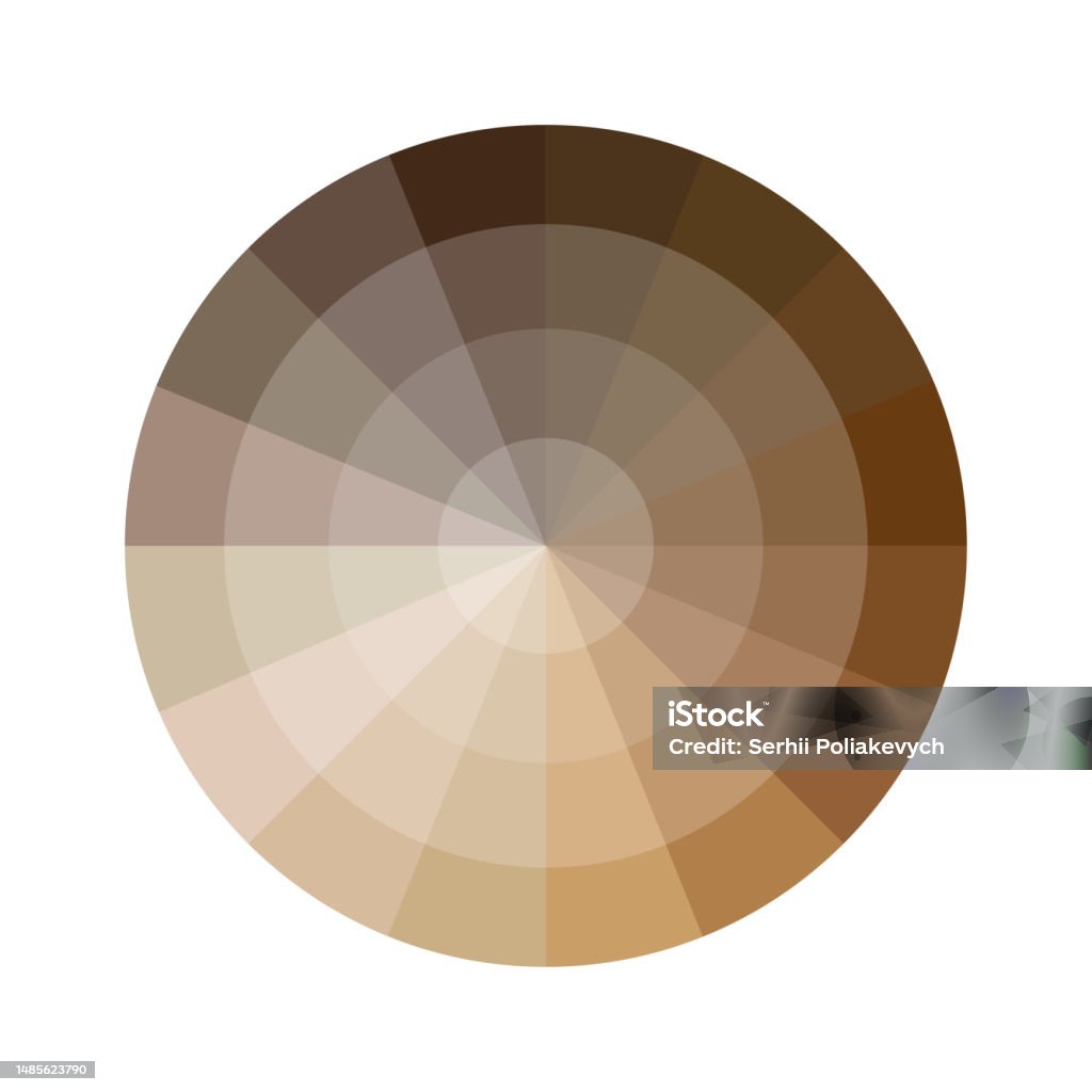 Gradient Marron Colorful Brown Circular Palette Rainbow Gradient Gradient Color Vector ...