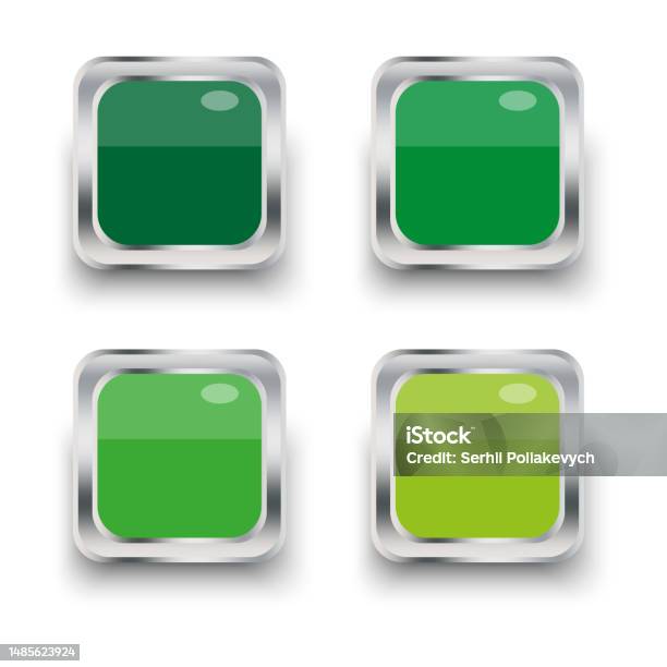 Factory Square Button Square Colored Threedimensional Buttons Volumetric Square Buttons ...