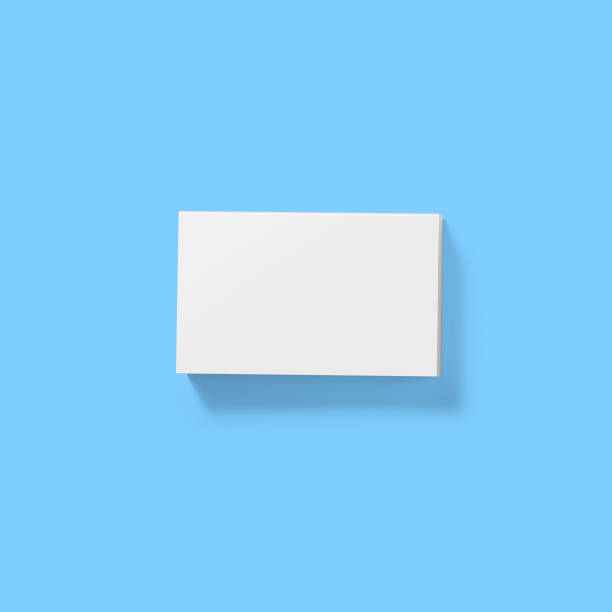 istock Back to school concept , hard cover blank white book front close isolated on blue 1485632093