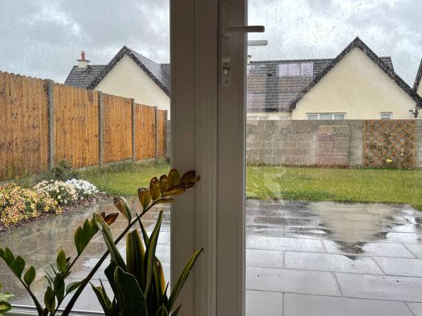 istock cozy house on a rainy day. 1485634556