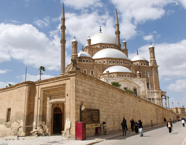 the mosque of muhammad ali. cairo, egypt - cairo mosque koran islam imagens e fotografias de stock