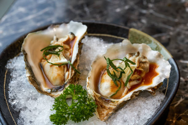 istock A delicious Japanese dish, oyster sashimi 1485636538