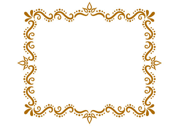 Indian style decorative frame. Vector data. Indian style decorative frame. Vector data. belly dancing stock illustrations