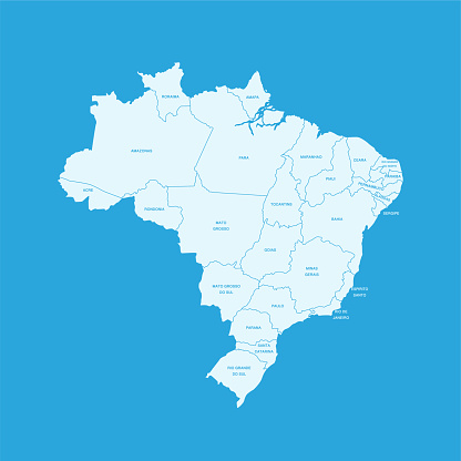 vector of the Brazil map