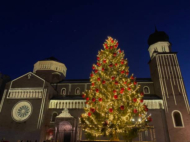 Christmas tree in Trento