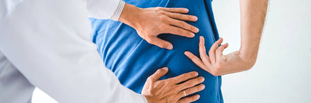 istock Physical Doctor consulting with patient About  muscule pain problems Physical therapy diagnosing concept 1485660117