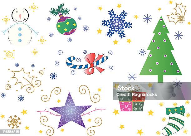 クリスマス Stuf ベクトル装飾 - お祝いのベクターアート素材や画像を多数ご用意 - お祝い, アイコン, イラストレーション