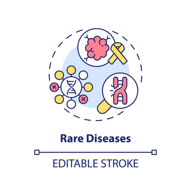 希少疾患のコンセプトアイコン - rare点のイラスト素材／クリップアート素材／マンガ素材／アイコン素材