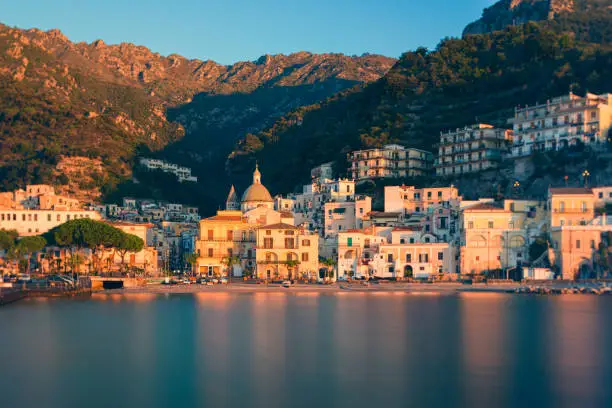 In the Amalfi coast seafaring town of Cetara, famous for anchovies and the colors of the buildings, Salerno, Amalfi coast, Positano.