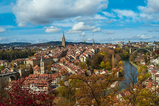 Panoramic view of Bern, Switzerland