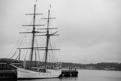 Two masted schooner sailing in Puget Sound