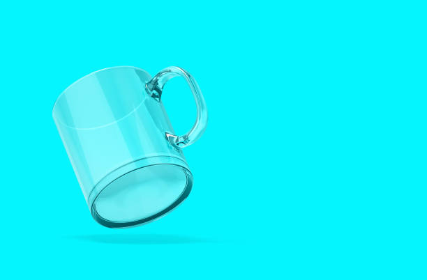 istock 3D rendering Empty glass placed on a toscha background. fit for your design project. 1485682937
