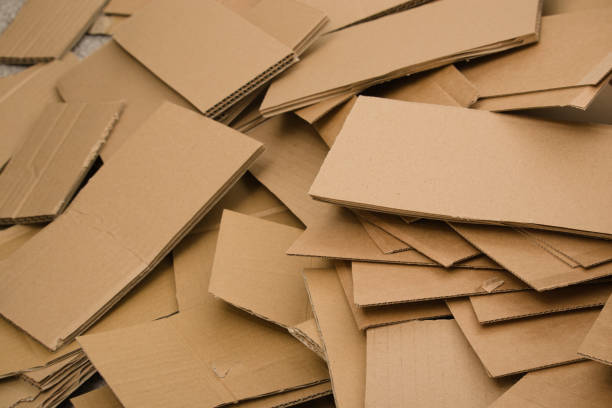 istock Pile of cut cardboard 1485683352