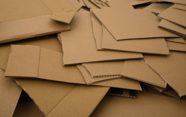 istock Pile of cut cardboard 1485683521