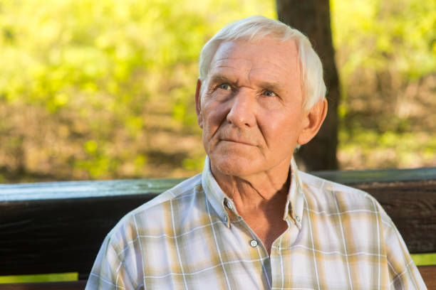 istock Serious face of senior man. 1485691731