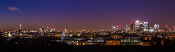 istock Docklands at night London England 1485699894