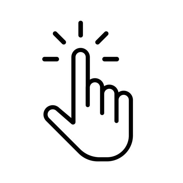 Mouse click cursor set. Hand Cursor. Click icon. Mouse pointer set. Arrow cursor. Pointer click icon. Clicking cursor, pointing hand clicks and waiting loading icons. Website arrows or hand icon. Mouse click cursor set. Hand Cursor. Click icon. Mouse pointer set. Arrow cursor. Pointer click icon. Clicking cursor, pointing hand clicks and waiting loading icons. Website arrows or hand icon. finger pushing button stock illustrations