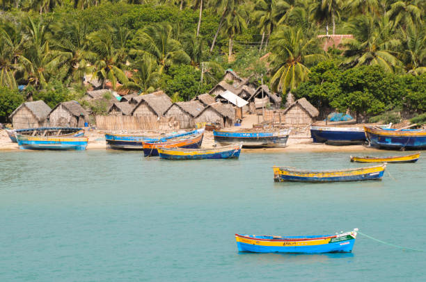 istock fishing boats along the coast 1485701592