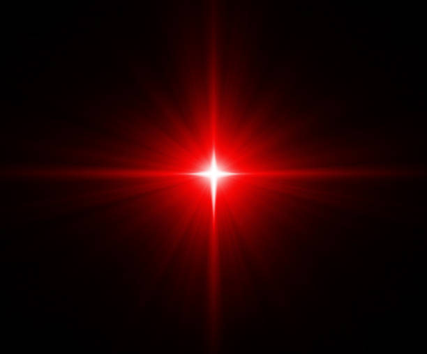 istock Bright redstar or Christmas star 1485717408