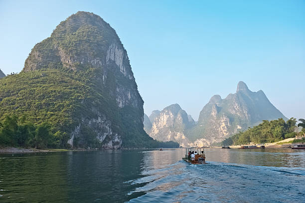 istock Li river near Yangshuo Guilin Mountains 148572231