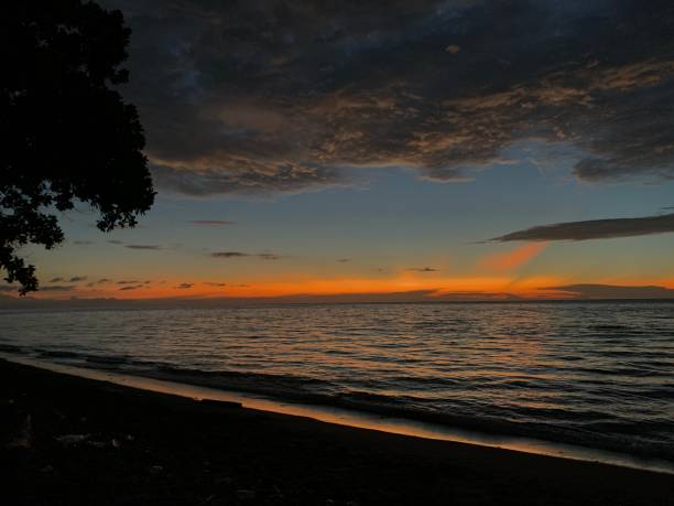 istock Calming sunset and beautiful color 1485732079